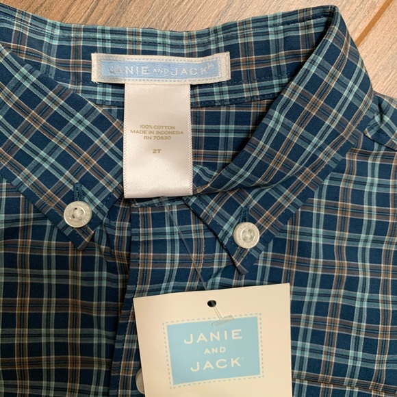 2 Janie & Jack toddler dress shirts - Picture 4 of 5
